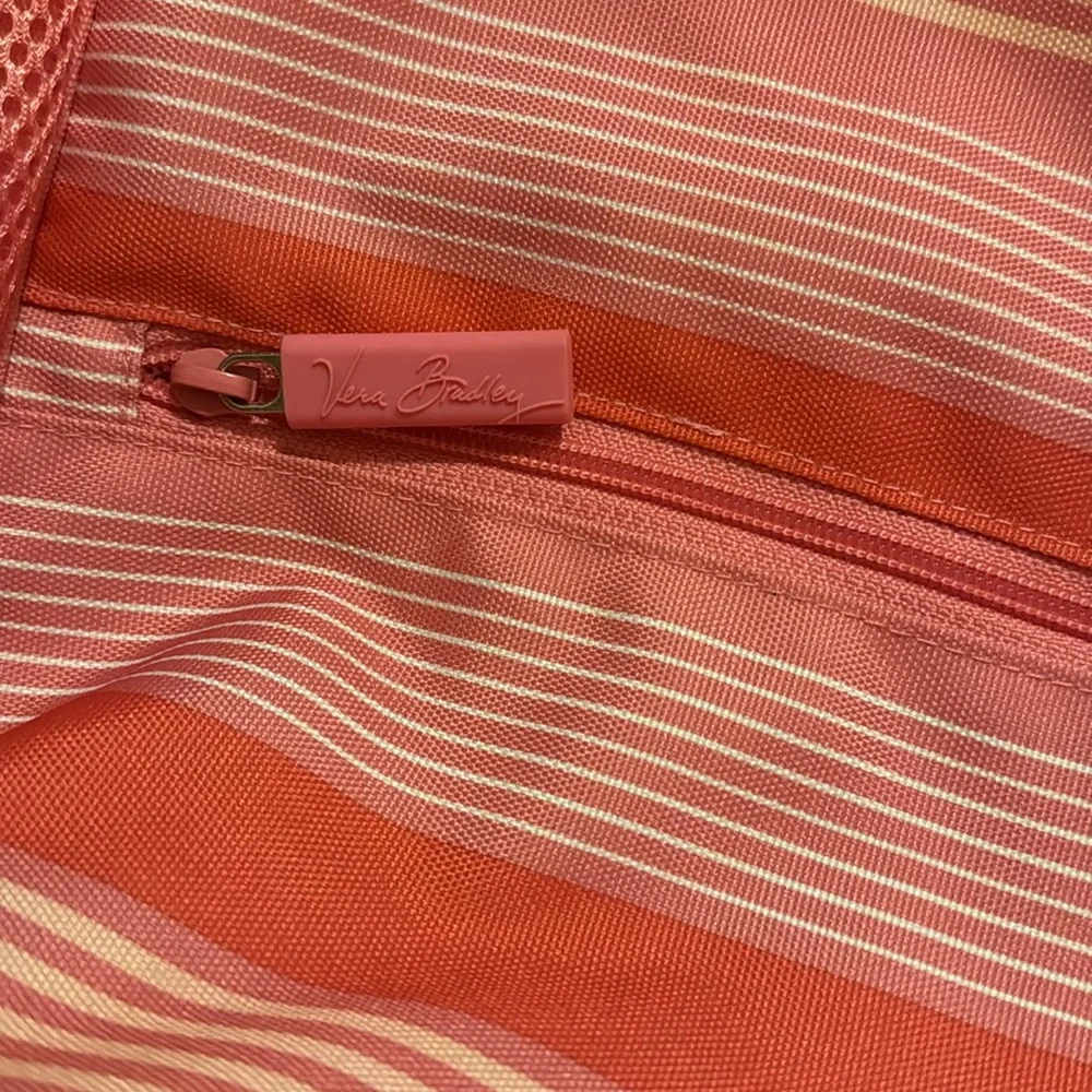 Vera Bradley Pink Striped Tote - Picture 3 of 14